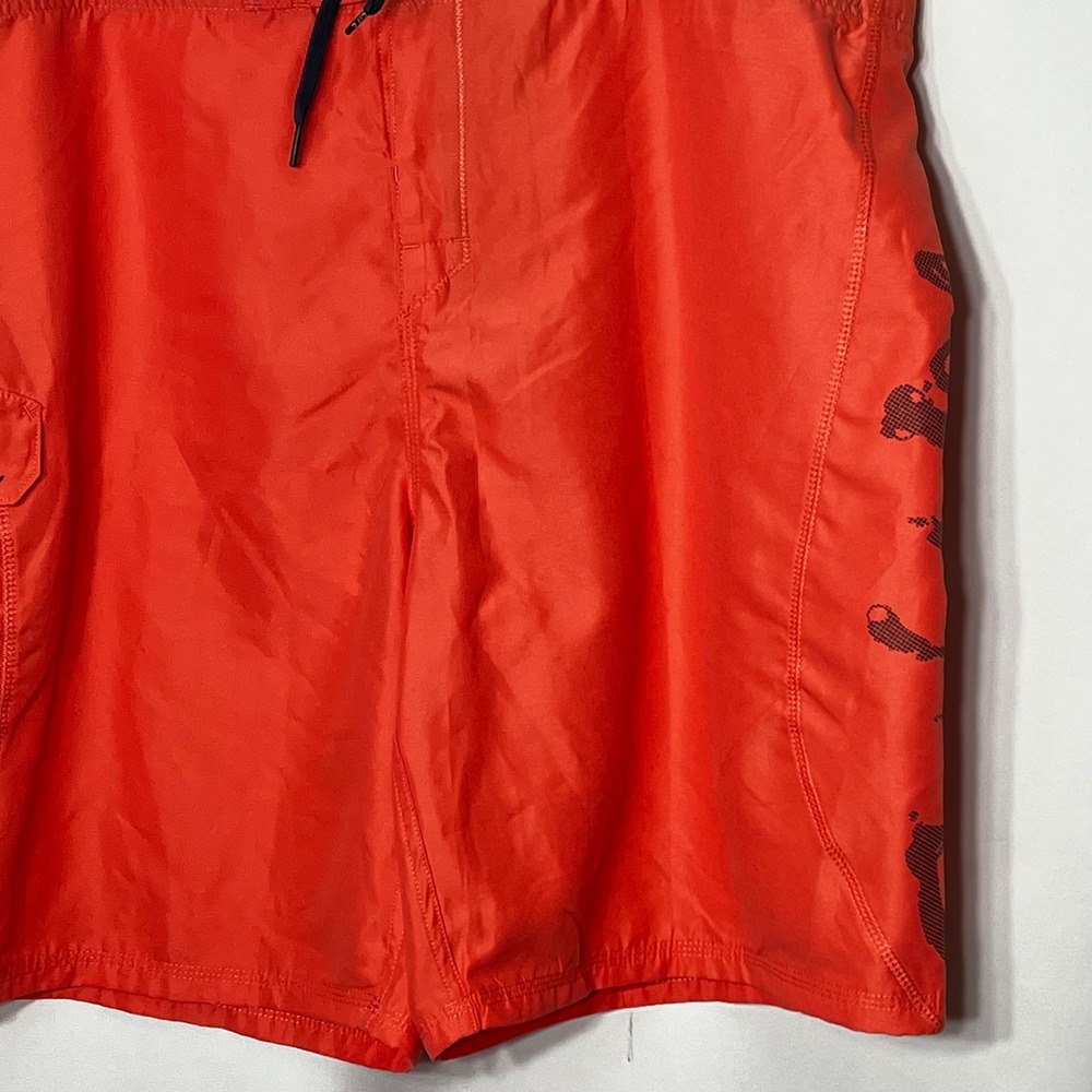 Salt Life Mens Orange SLX-QD Quick Dry Graphic Board Shorts Size 42 MTF004 - Picture 4 of 9